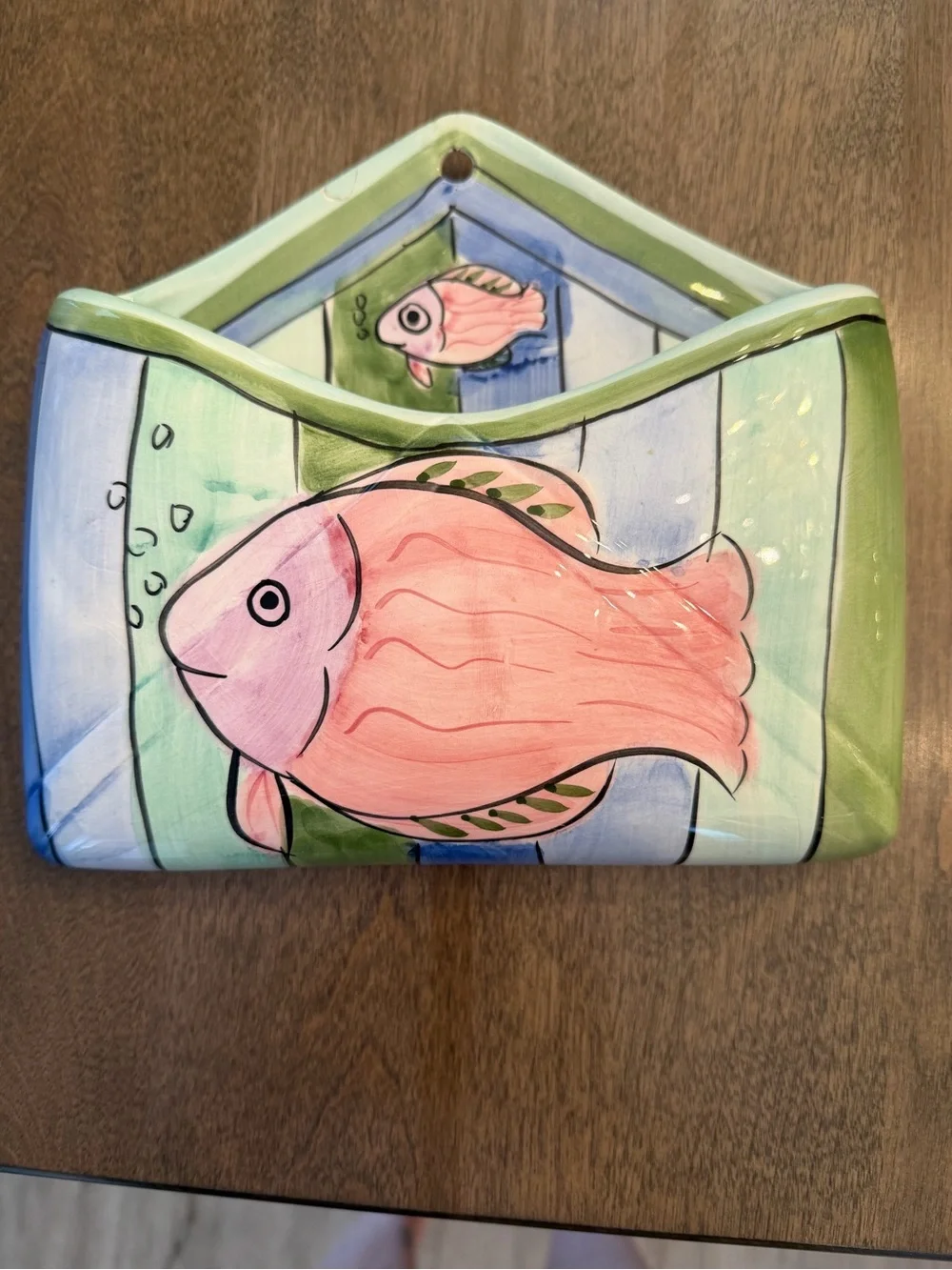 Ceramic Fish Letter Holder